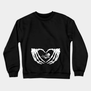 Womens Halloween XRay Pregnancy Expecting Baby Crewneck Sweatshirt